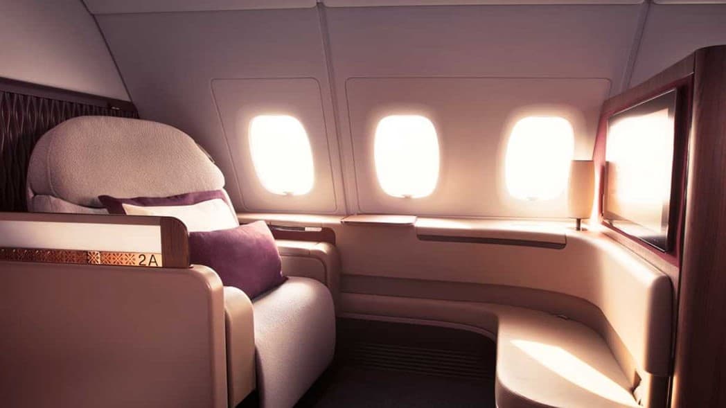 Qatar Airways Mixed First and Business Class to Europe image 1