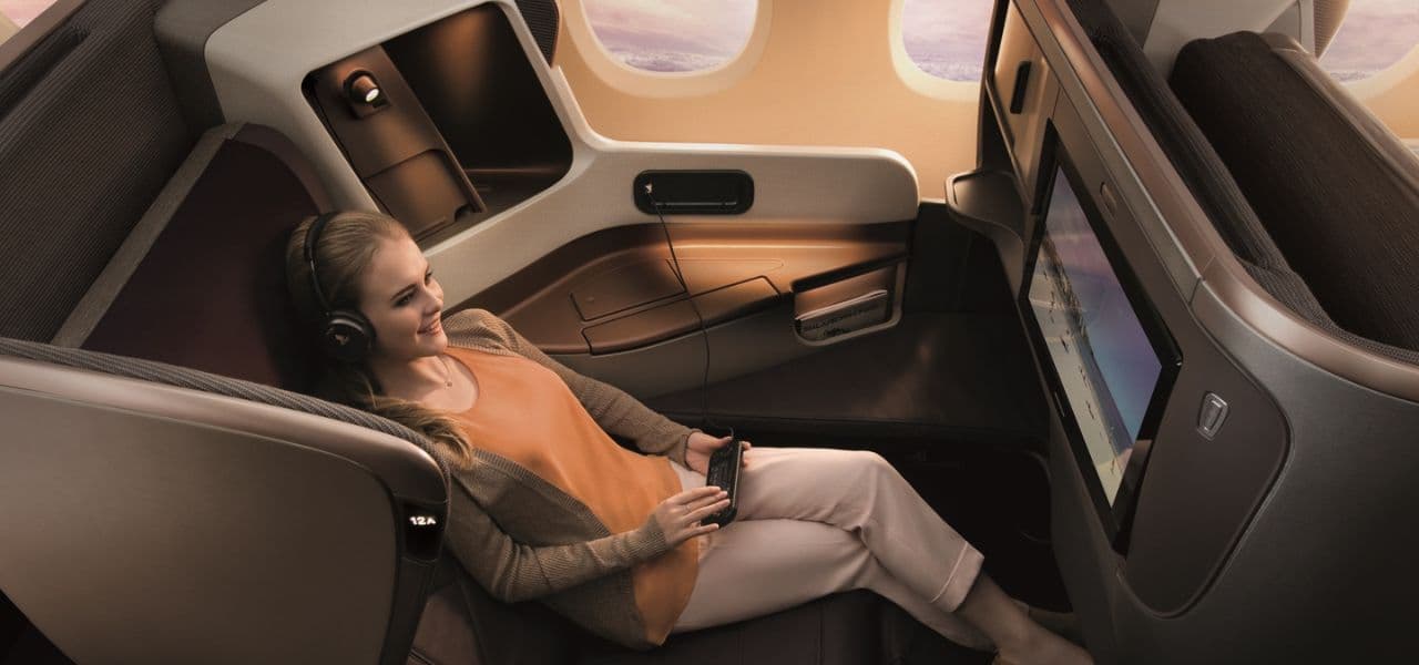 Singapore Airlines Business Class to Europe image 1