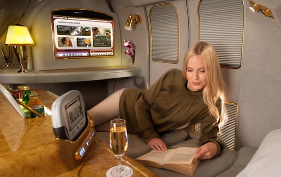 Emirates First Class to Christchurch image 1