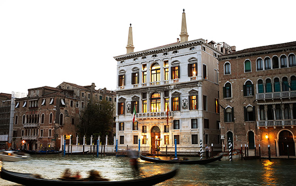 The Canal Side Exterior of Aman Venice