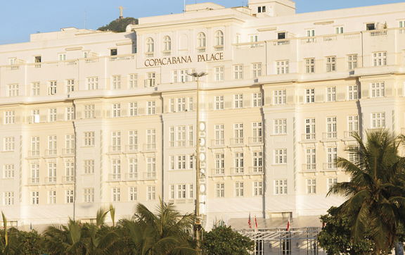 Belmond Copacana Palace facade, exterio,r luxury accommodation Brazil, Rio De Janeiro