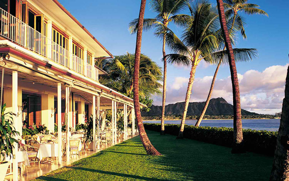 exterior, beach, view, Halekulani Waikiki