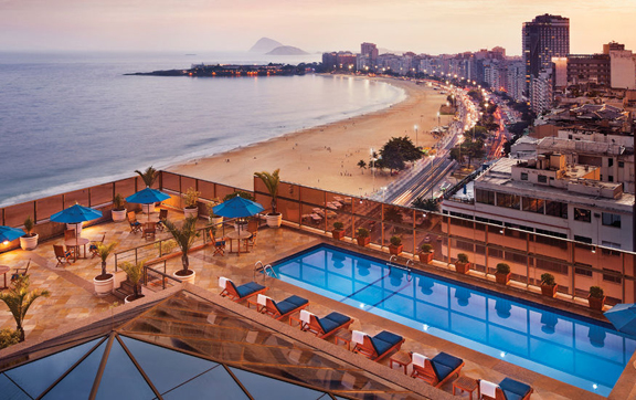 JW Marriot, Rio De Janeiro, pool & view