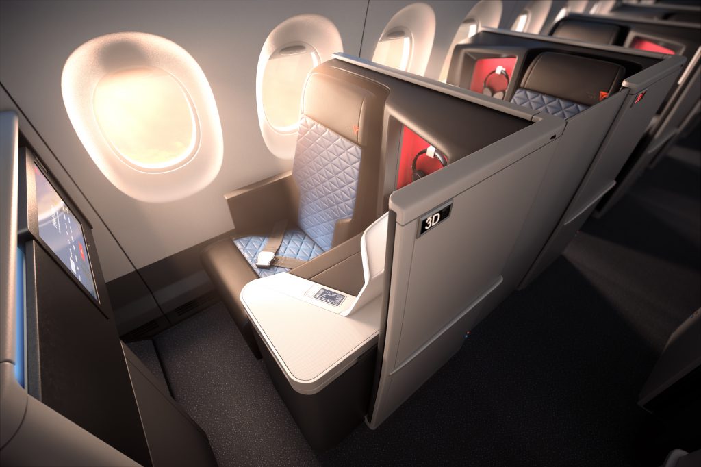 Delta Airlines Business Class service