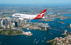 Qantas First and Business Class Flights